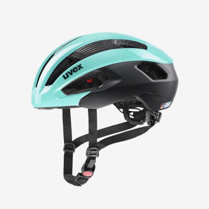 Cyklistická helma Uvex Rise CC - Modrá (Velikost 56-60)