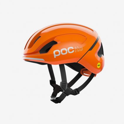 Dětská cyklistická helma POCito Omne MIPS - Oranžová (Velikost XS)