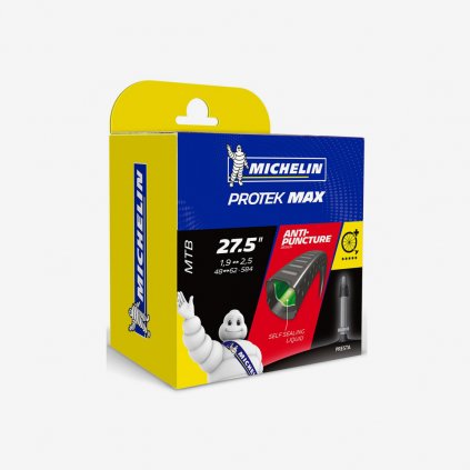 MTB duše Michelin Protek Max GAL-FV 40mm 27.5x1.9/2.6 - Černá (Velikost 27.5x1.9/2.6)