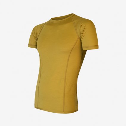 Pánské tričko Sensor Merino AIR - Žluté (Velikost XL)