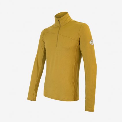 Pánské tričko Sensor Merino Extreme L/S - Žluté (Velikost XL)