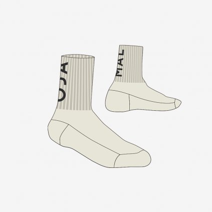 Ponožky Maloja PianM. - Bílé (Velikost 43-46)