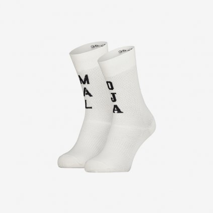 Cyklistické ponožky Maloja MatajurM. - Bílé (Velikost 43-46)
