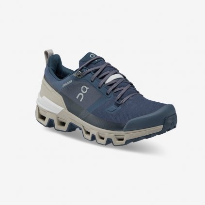 Volnočasové boty ON Cloudwander Waterproof - Modré
