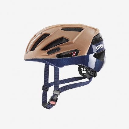 Cyklistická helma Uvex Gravel X - Hnědá (Velikost 56-61)