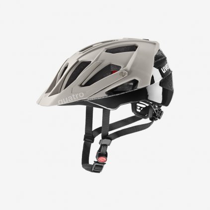Cyklistická helma Uvex Quatro CC - Béžová (Velikost 56-61)