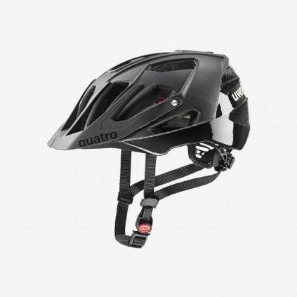 Cyklistická helma Uvex Quatro CC - Černá (Velikost 56-61)