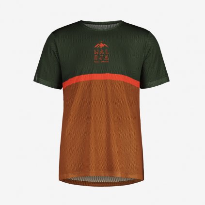 Pánské tričko Maloja GordesM. 1/2 - Zelené (Velikost XL)