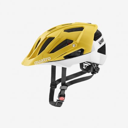 Cyklistická helma Uvex Quatro CC - Žlutá