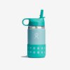 Dětská láhev Hydro Flask 12 OZ Wide Mouth Straw - Modrá