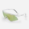 Cyklistické brýle Alba Optics Mantra VZUM King - Bílé