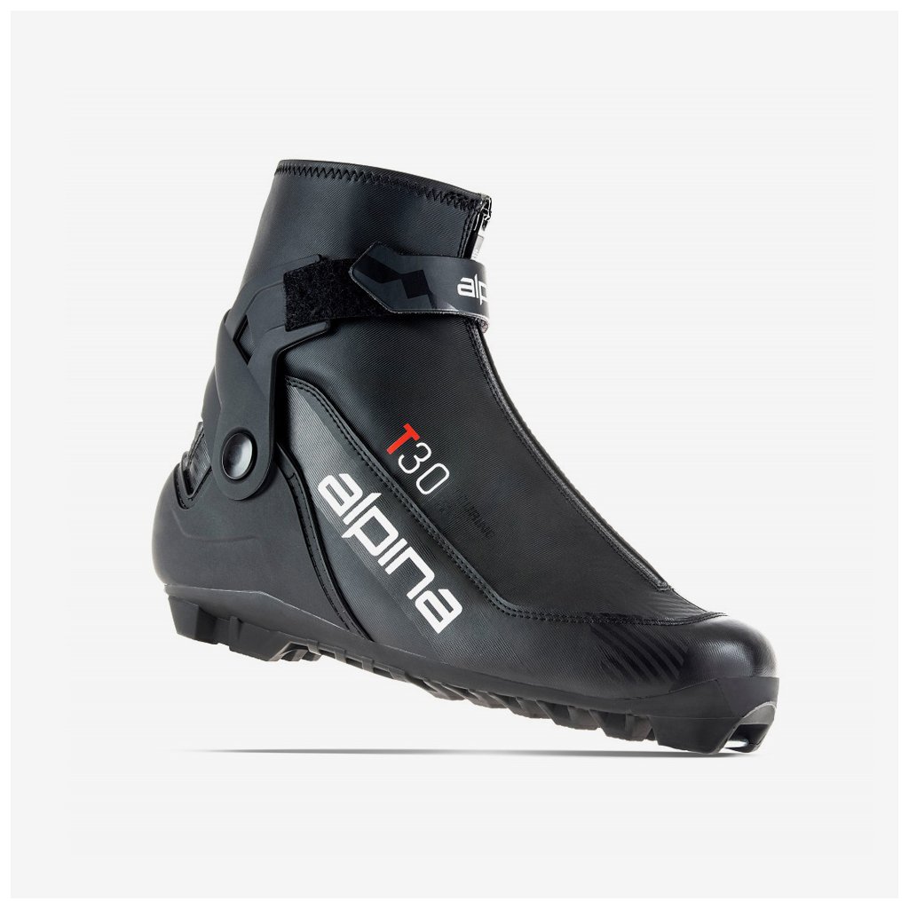 Pánske topánky na bežky Alpina T 30 - Čierne - E-shop Kolovna