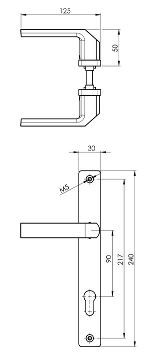 sada_klika_klika_roztec_90_mm_parametry