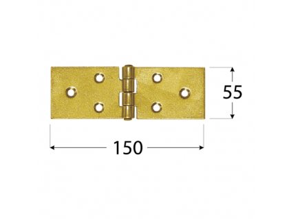 Závěs stavební 150x55x2,5 mm