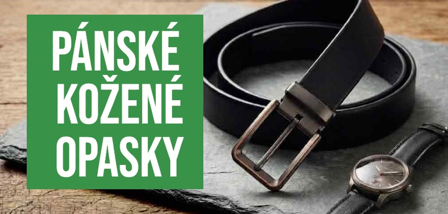 Kožené opasky pro muže