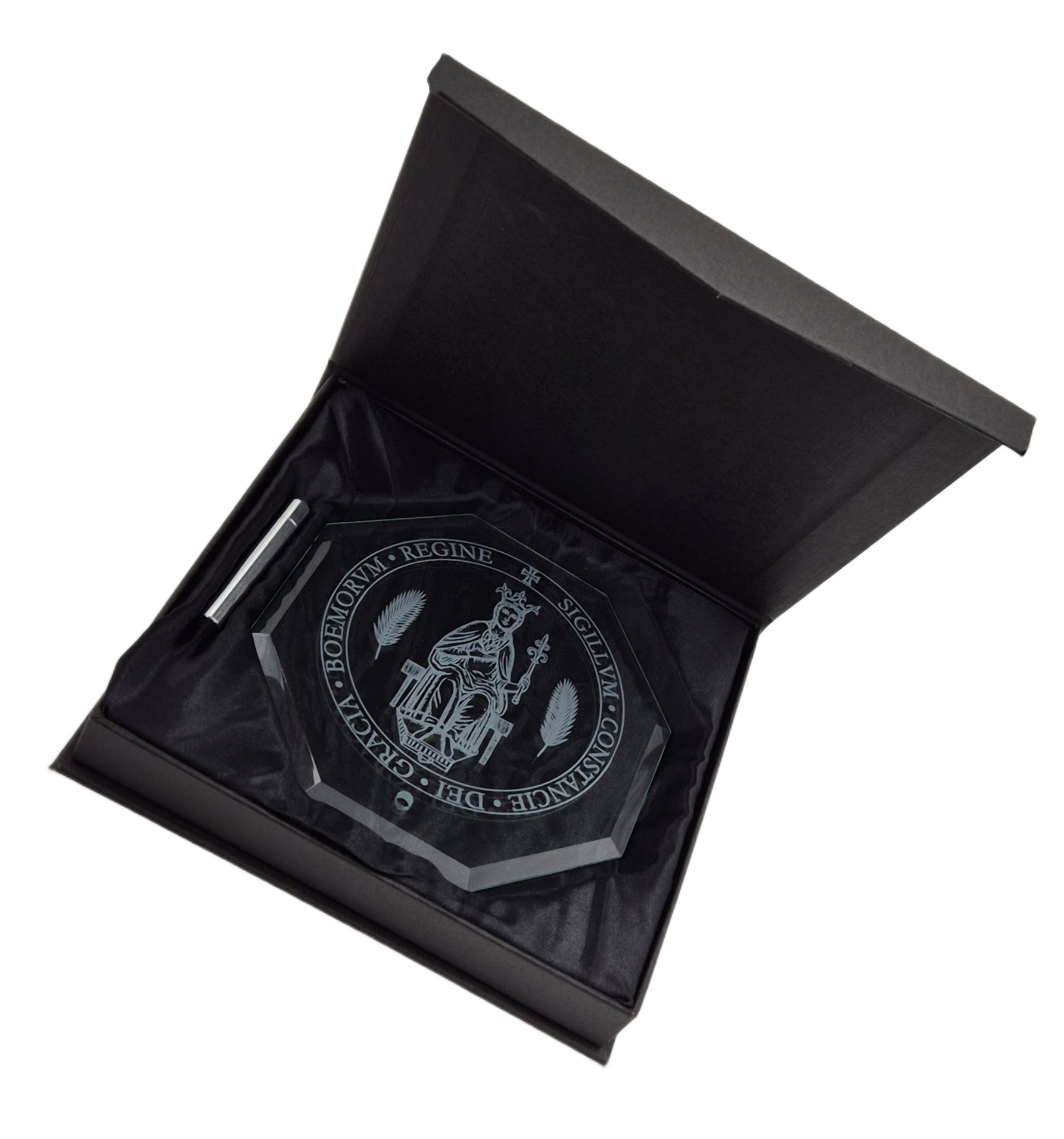 Detail skleněné trofeje