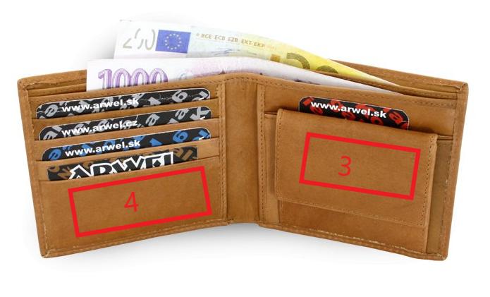 Pánská kožená peněženka Matěj