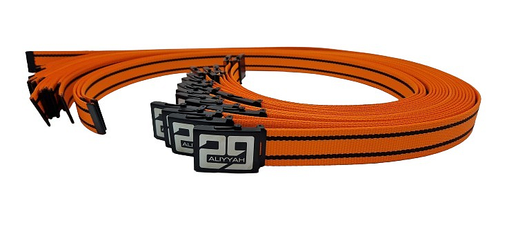 Textilní opasek oranžový HW