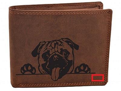 Peněženka Samir motiv Francouzský buldoček