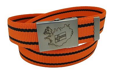 Textilní opasek oranžový HW