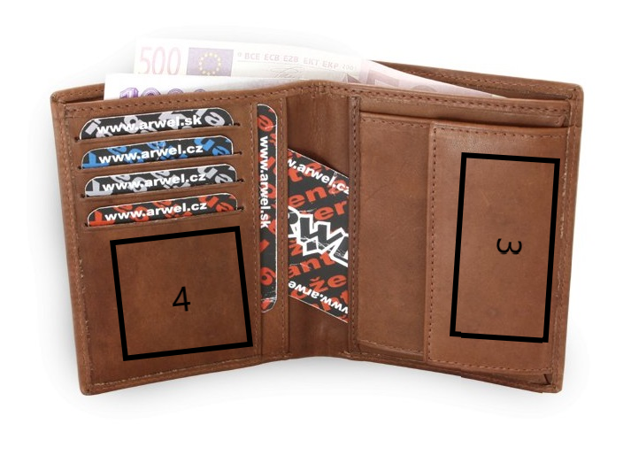 Pánská kožená peněženka Luděk