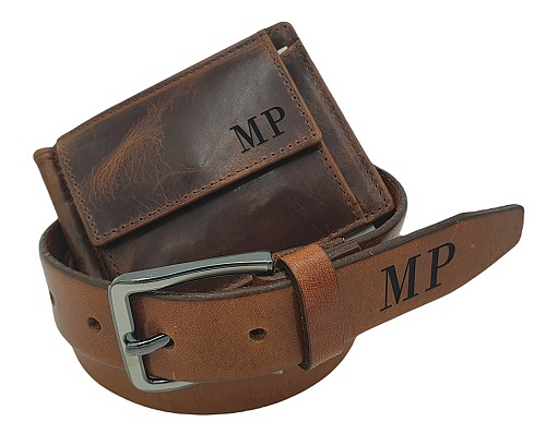 Pánský kožený opasek Arad