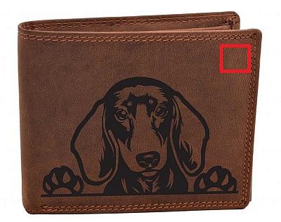 Peněženka Samir motiv jezevčík