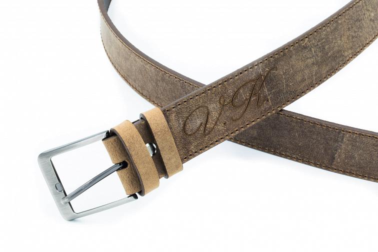 Kožený pánský opasek Dallas černý