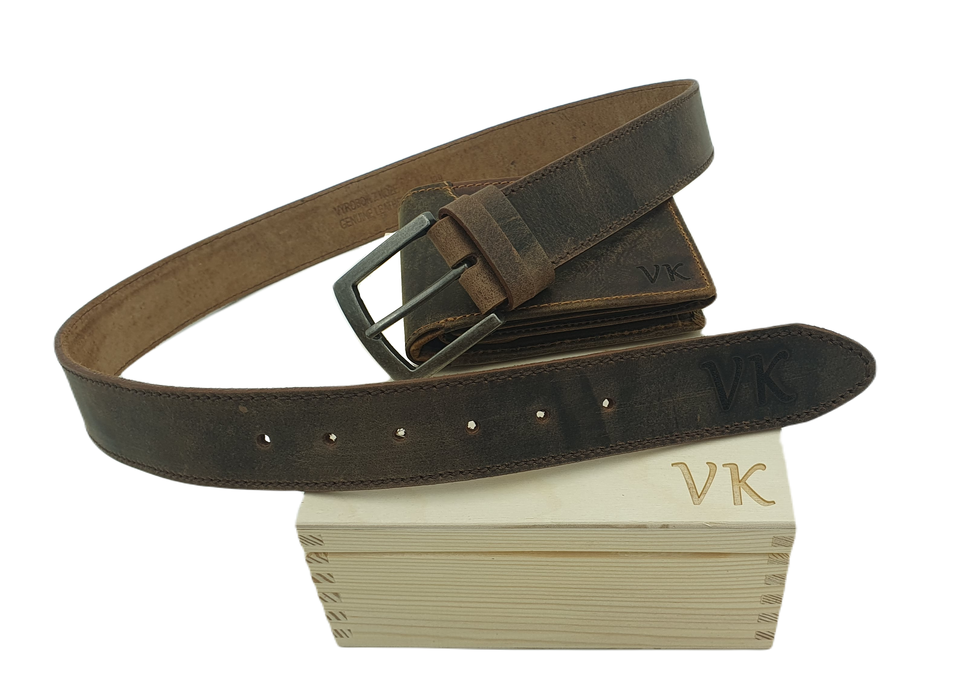 Set opasek a peněženka V