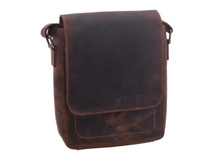 Pánské kožené crossbody Dalibor (Barva Světle hnědá)
