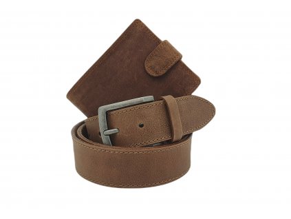 set dárkový kožený