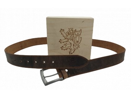 Pánský dárkový opasek CZ