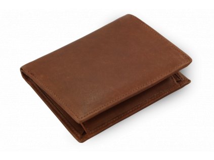 Pánská kožená peněženka Luděk (Barva Černá)