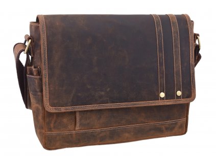 Pánská kožená HUNTER aktovka tan