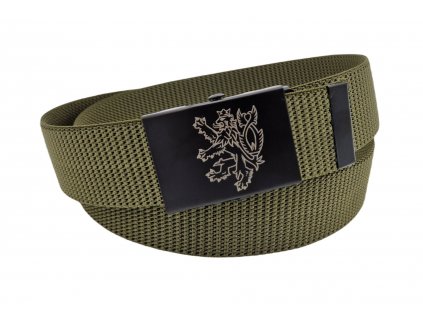 opasek khaki lev