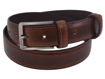 Pánský kožený opasek do riflí