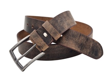 hnědý pánský opasek