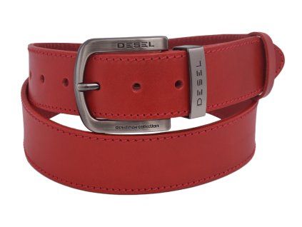 Červený pánský opasek