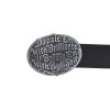 Kožený pánský opasek BIG 2 (Barva Černá)