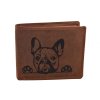francouzský buldoček peněženka