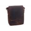 Pánské kožené crossbody Dalibor (Barva Světle hnědá)