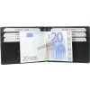 Kožená peněženka dolarovka A7 – v černé barvě