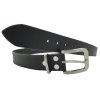 černý pánský opasek na míru
