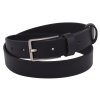 Pánský kožený opasek  (Barva Černá)