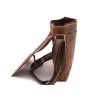 Pánské kožené crossbody – hnědé