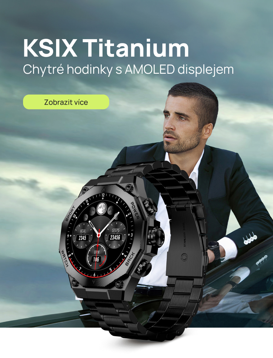 Chytré hodinky KSIX Titanium