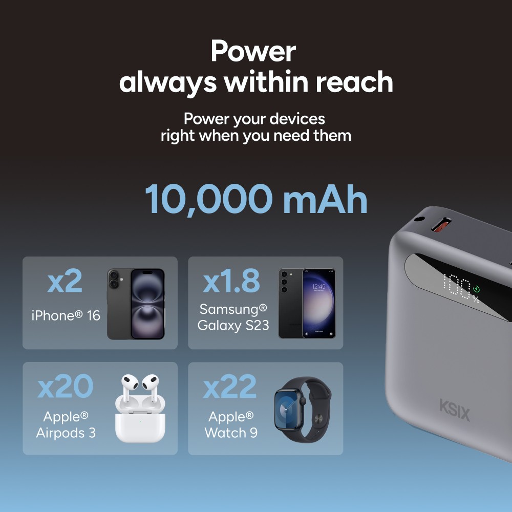 KSIX Powerbanka 10 000 mAh KSIX Powerbanka 10 000 mAh