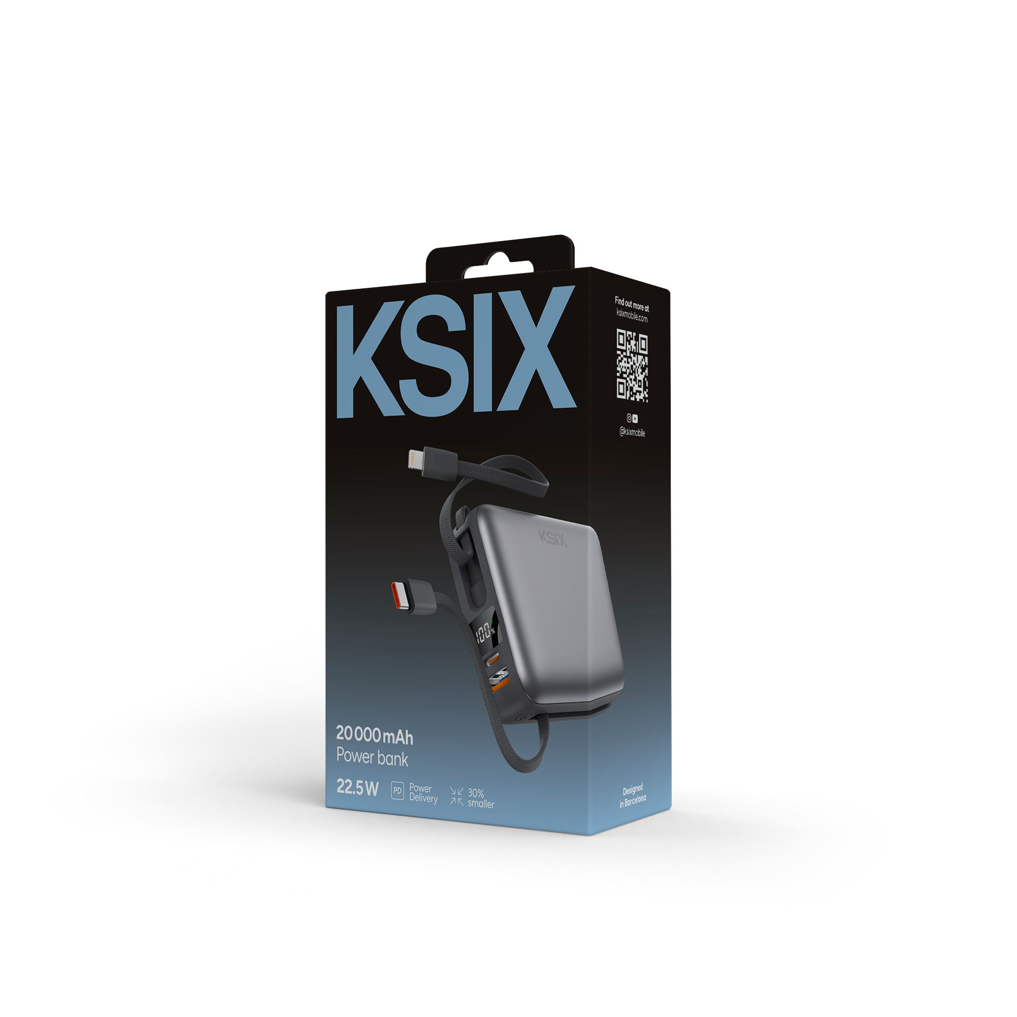 Ksix 10 000 mAh powerbanka Ksix 10 000 mAh powerbanka