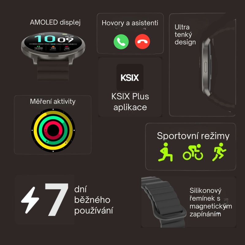 Ksix chytré hodinky