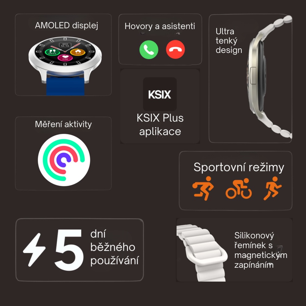 Ksix chytré hodinky